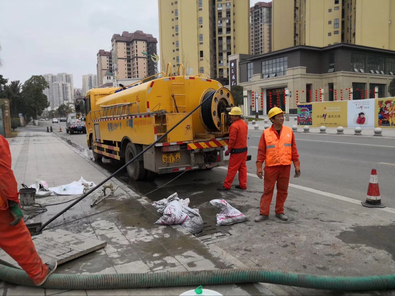 邯山排污管道清淤-管道清洗